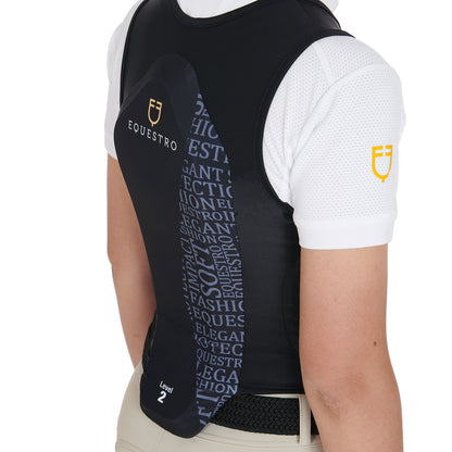 Protector de espalda para niños de nivel 2 Equestro - Negro
