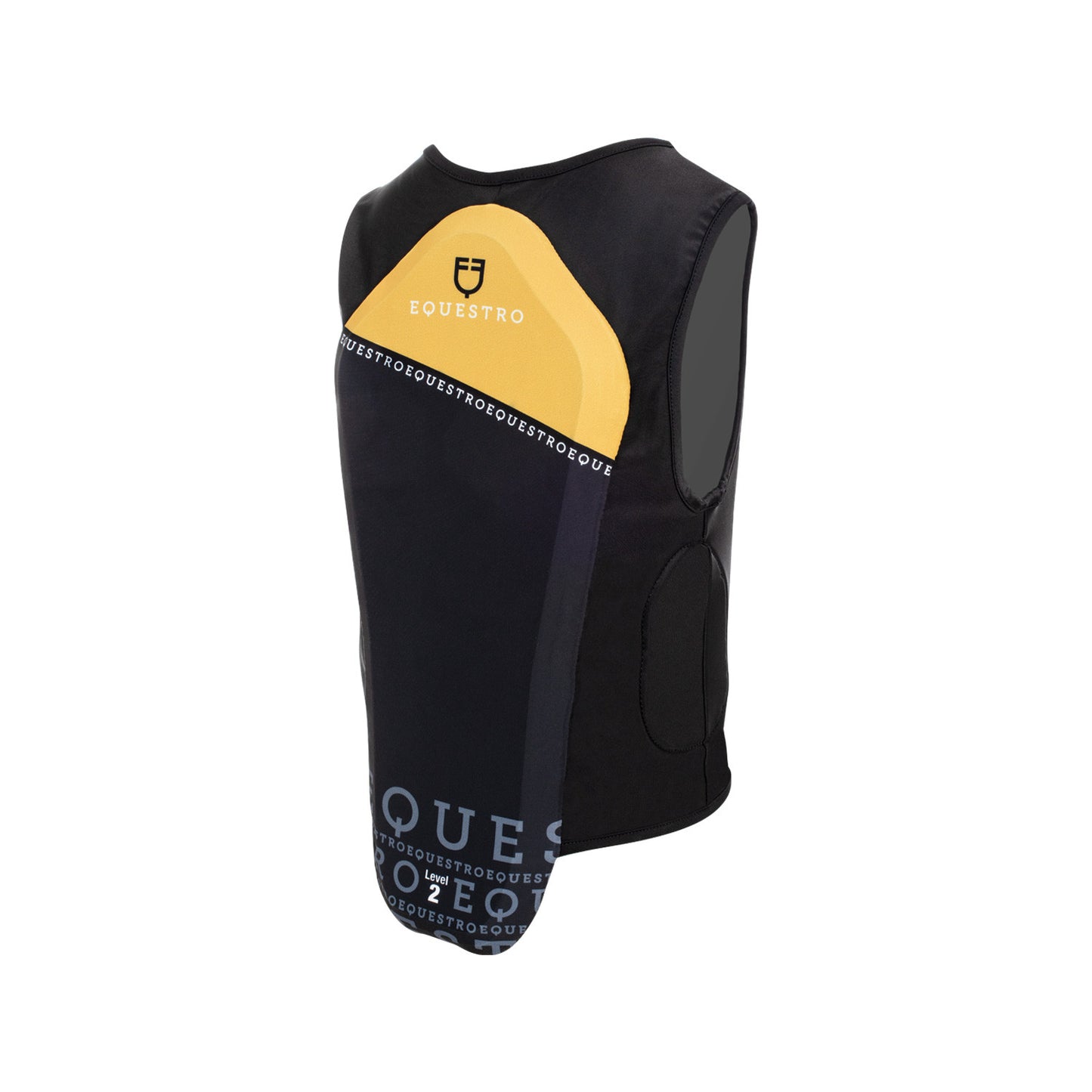 Protector de espalda para niños de nivel 2 Equestro - Amarillo