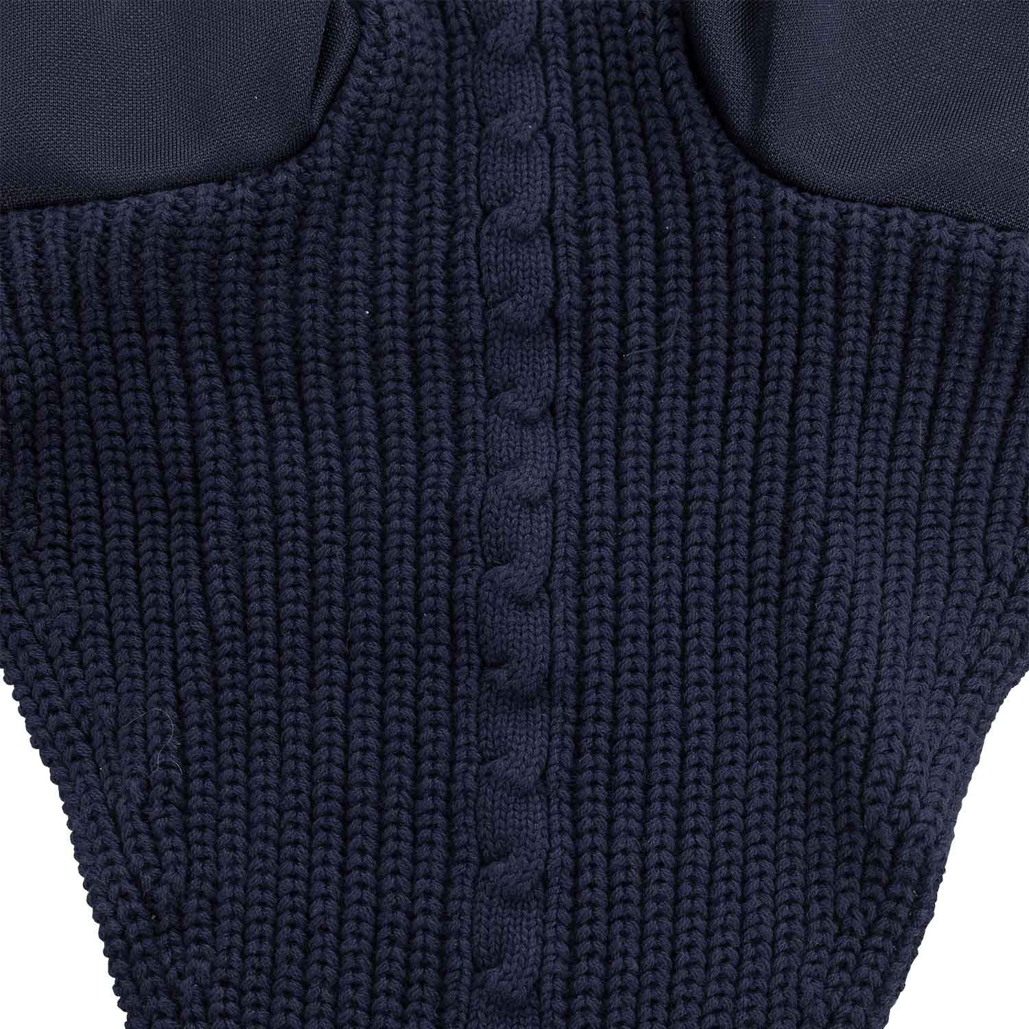 Capucha de caballo de malla con cordón al cierre de la boca Equestro - Azul marino