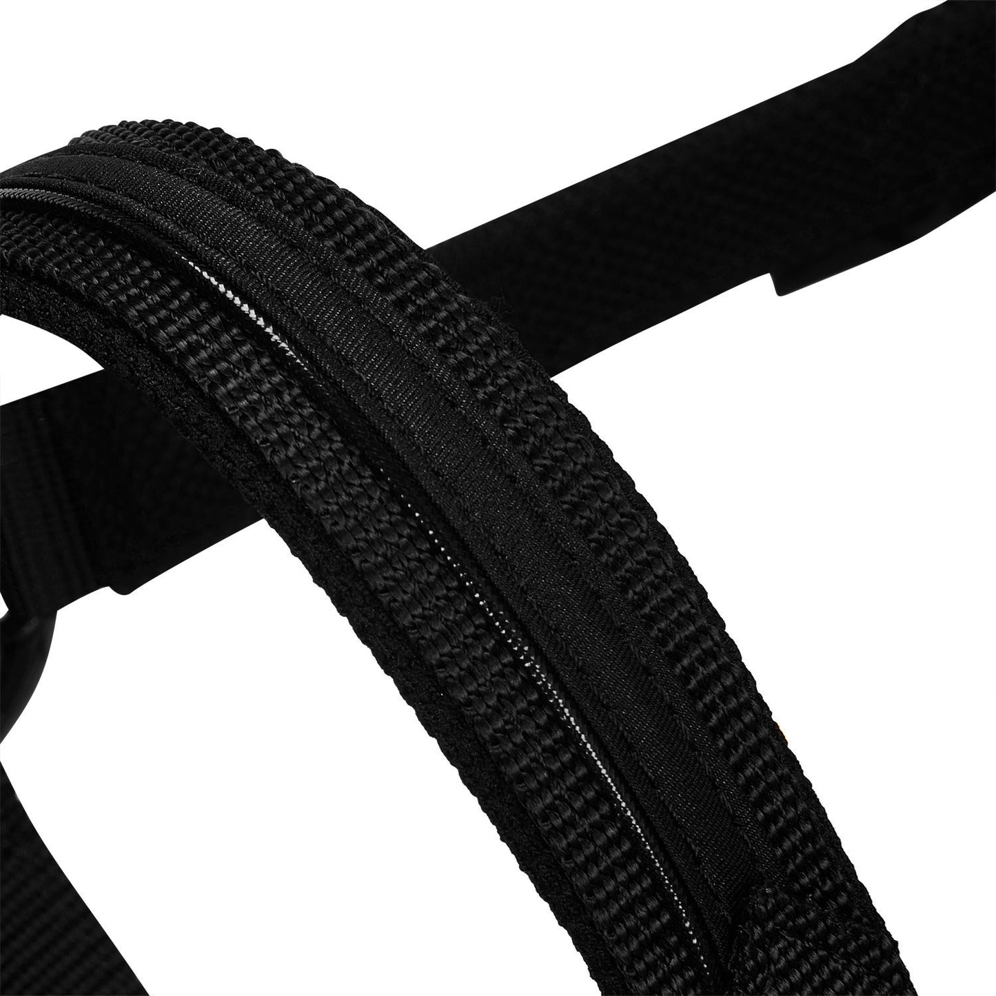 Cabezada de felpa resistente Equestro - Negro