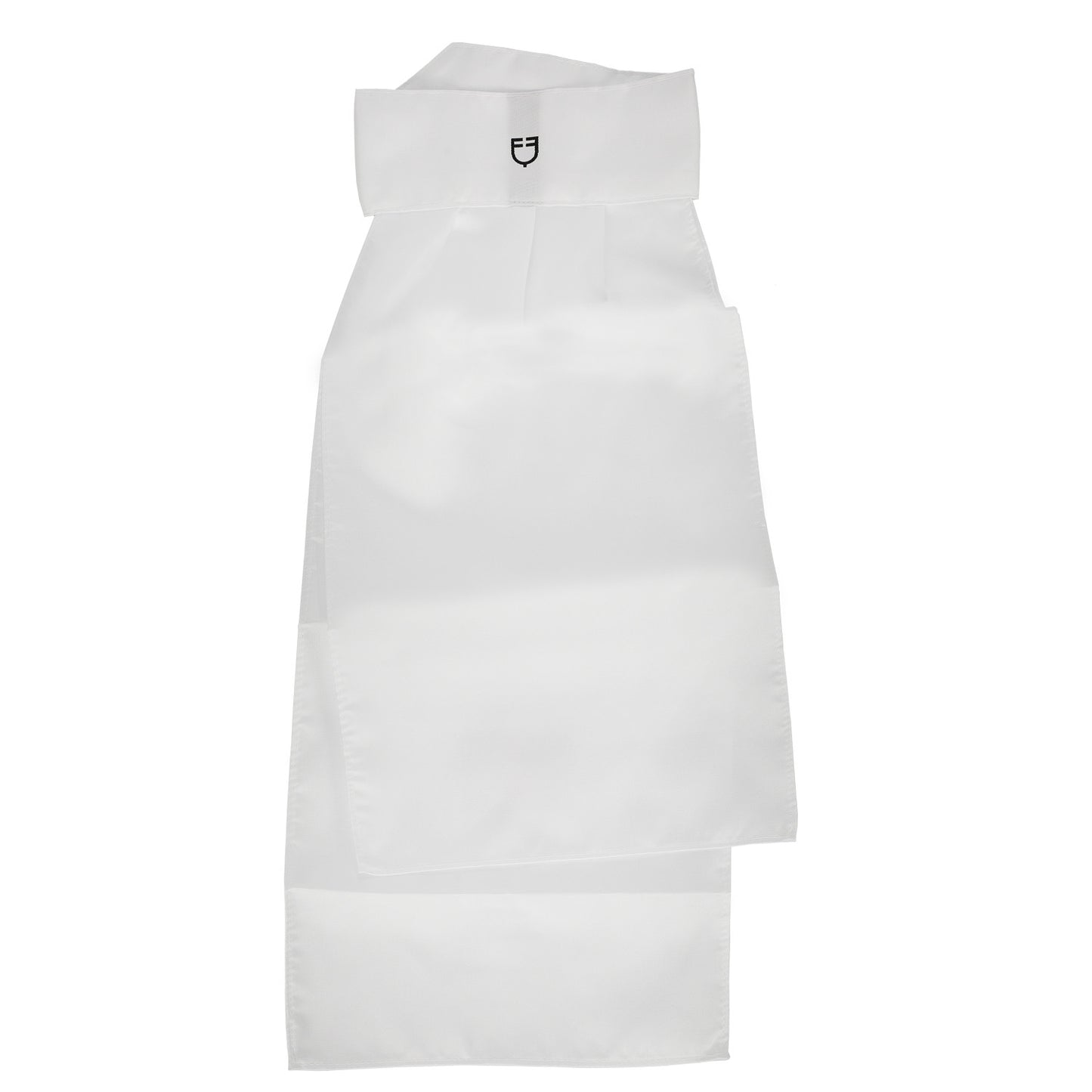 Plastrón de concurso con logo bordado Equestro - Blanco
