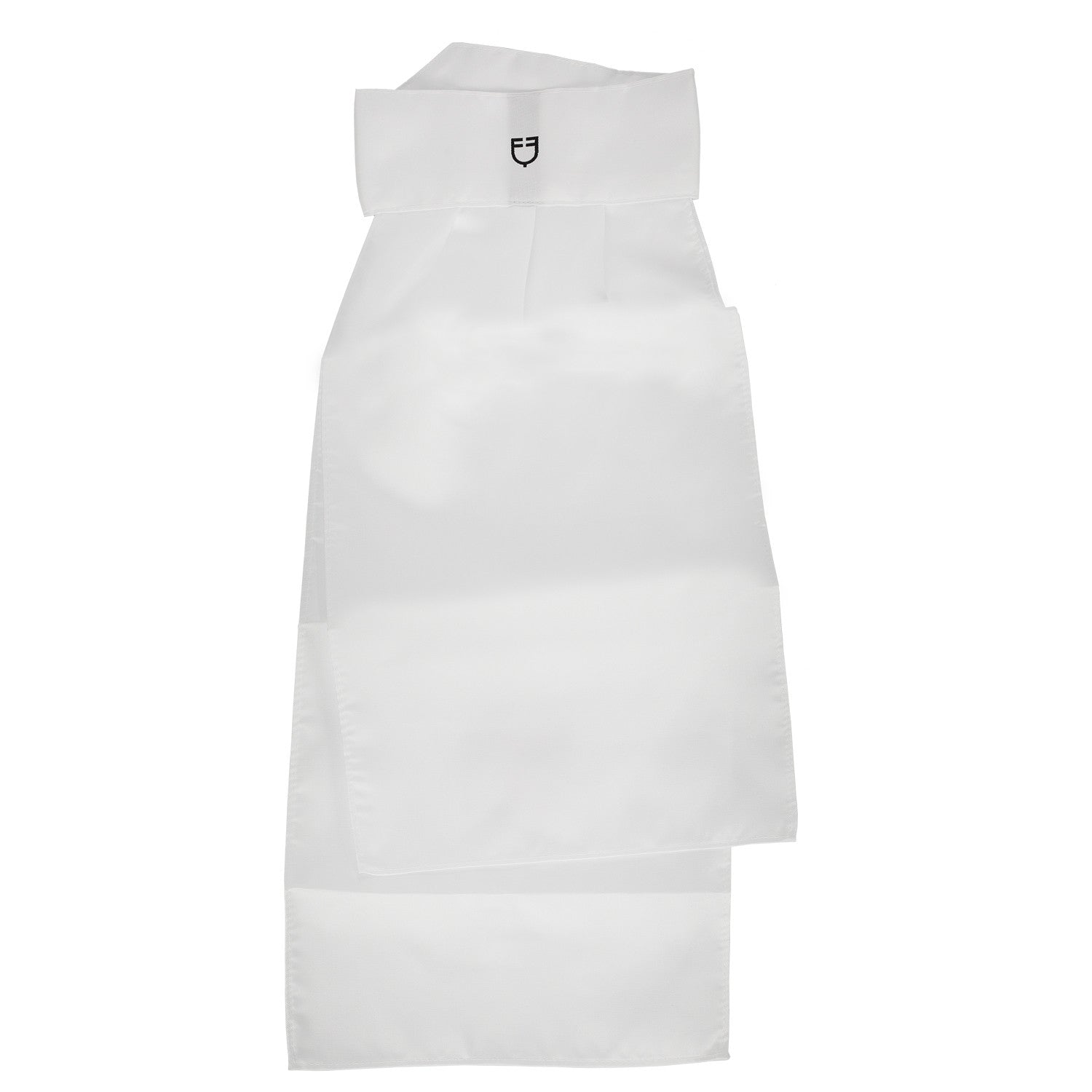 Plastrón de concurso con logo bordado Equestro - Blanco