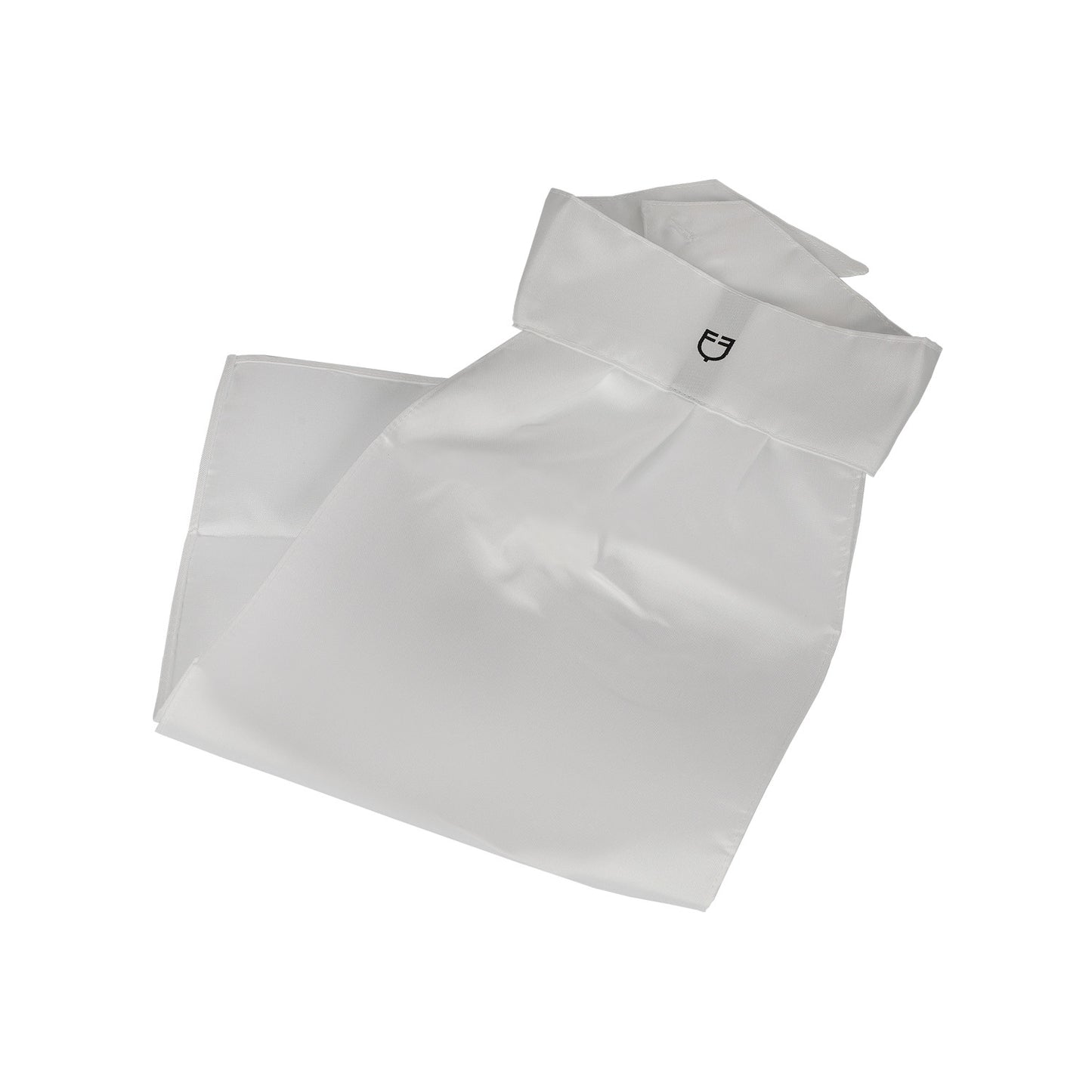 Plastrón de concurso con logo bordado Equestro - Blanco