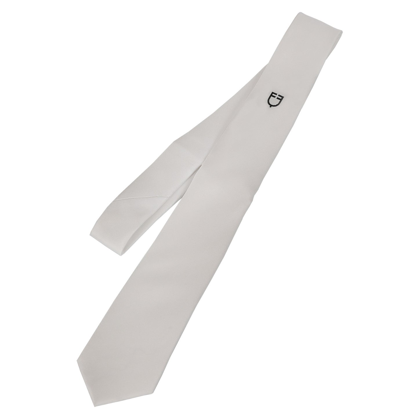 Corbata de competición con logo bordado Equestro