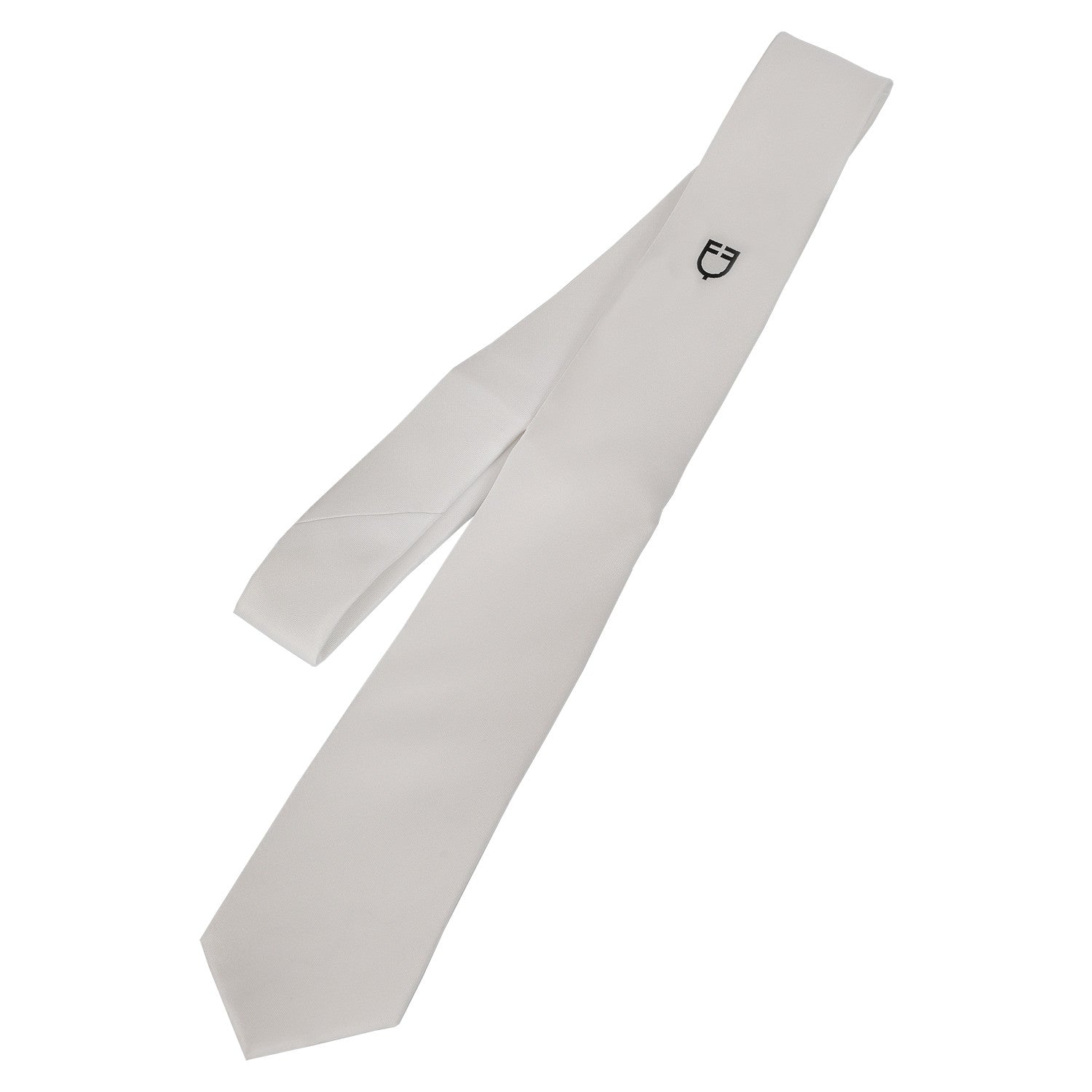 Corbata de competición con logo bordado Equestro