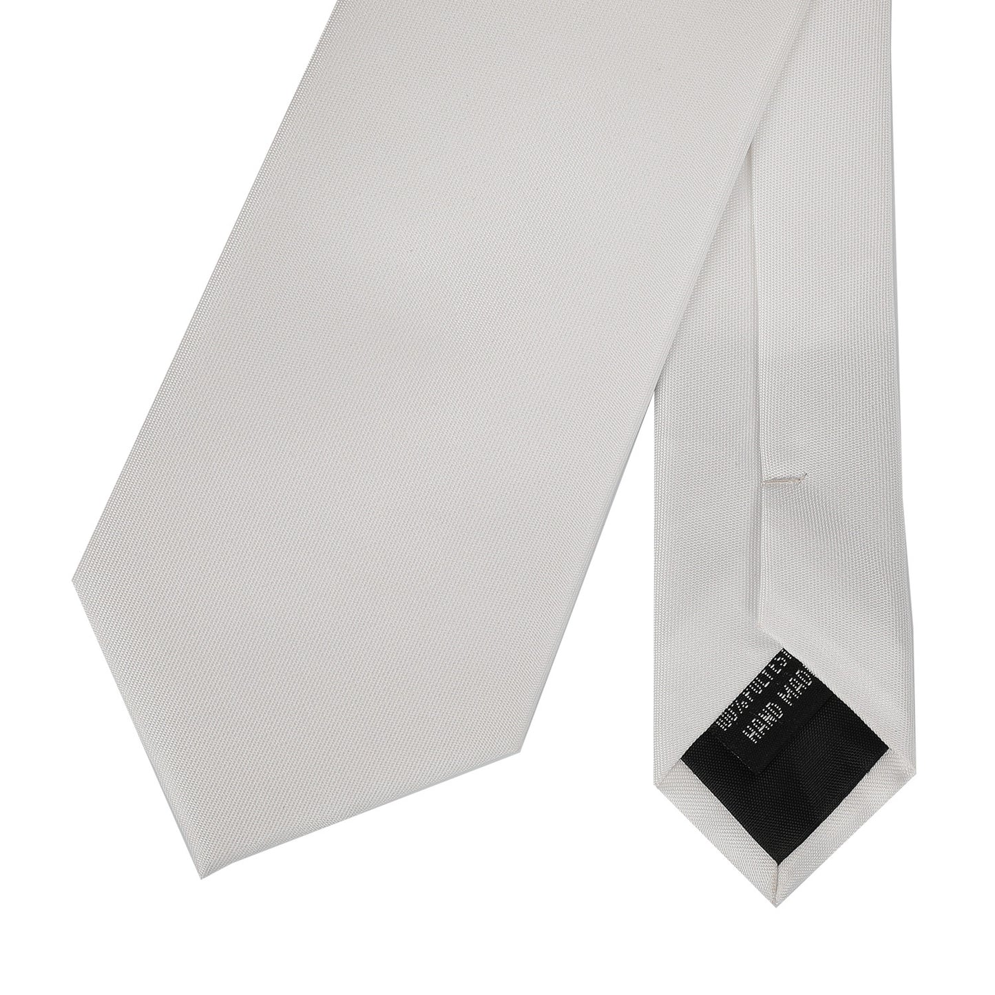 Corbata de competición con logo bordado Equestro - Blanco