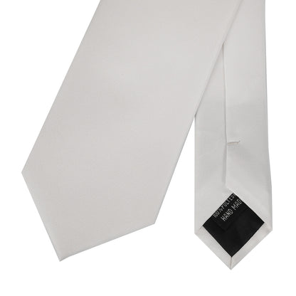 Corbata de competición con logo bordado Equestro - Blanco