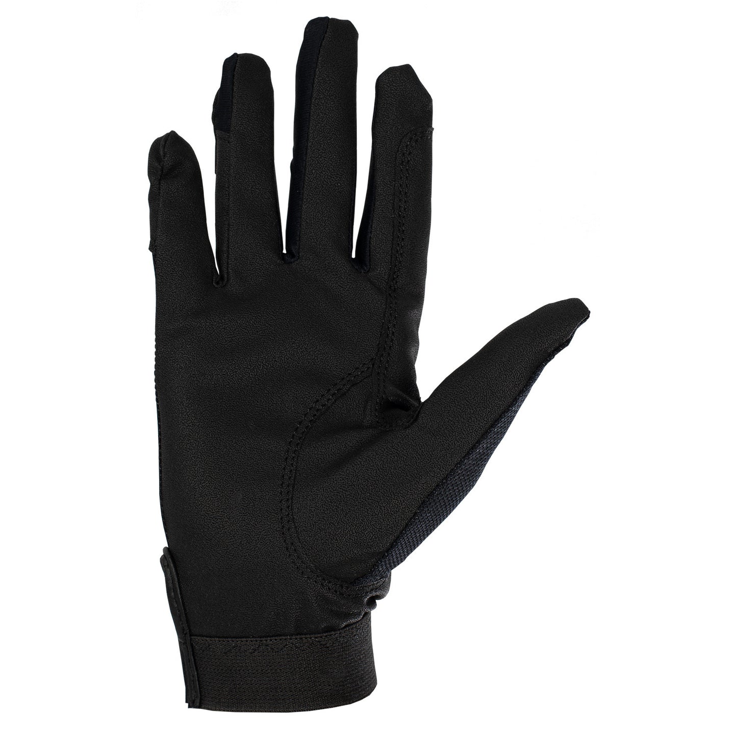 Guantes de tejido técnico con logo Equestro - Negro
