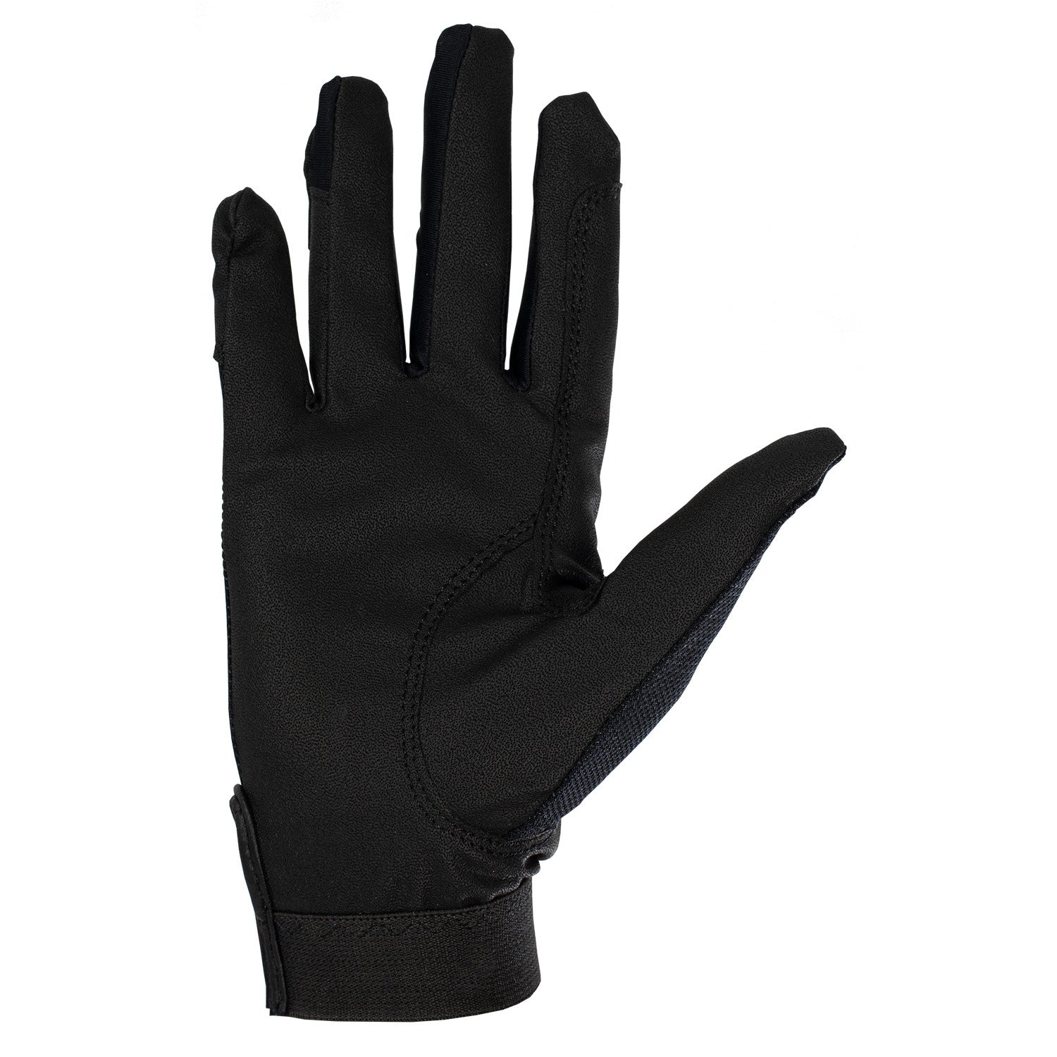 Guantes de tejido técnico con logo Equestro - Negro