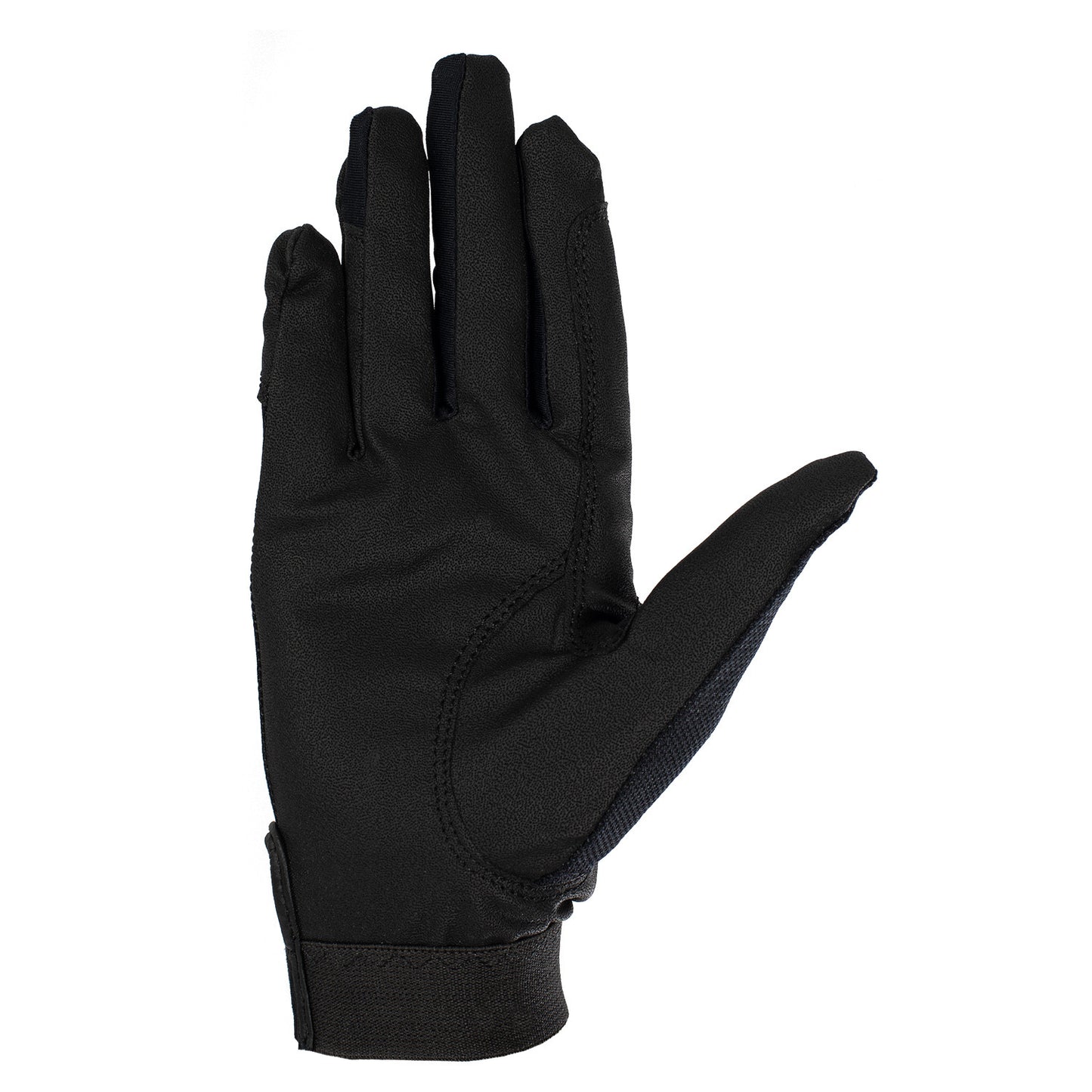 Guantes de tejido técnico con logo Equestro - Negro