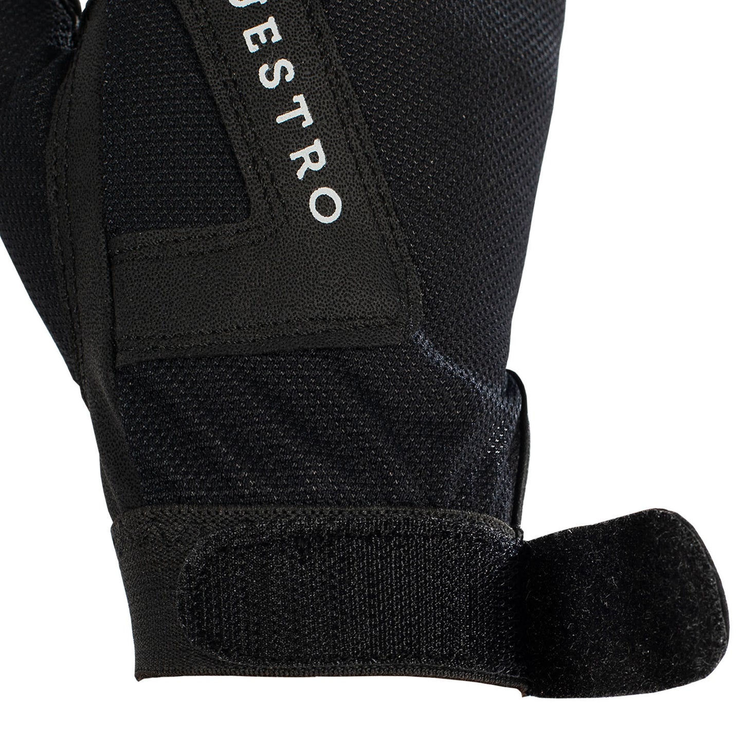 Guantes de tejido técnico con logo Equestro - Negro