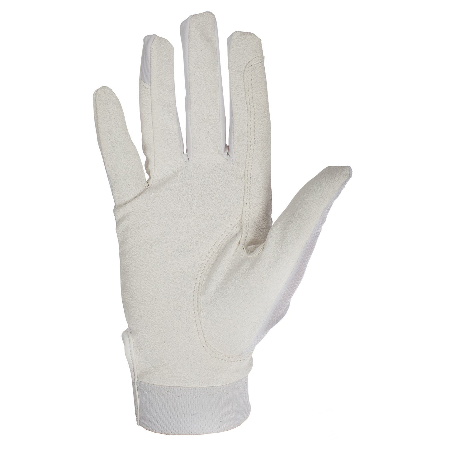 Guantes de tejido técnico con logo Equestro - Blanco
