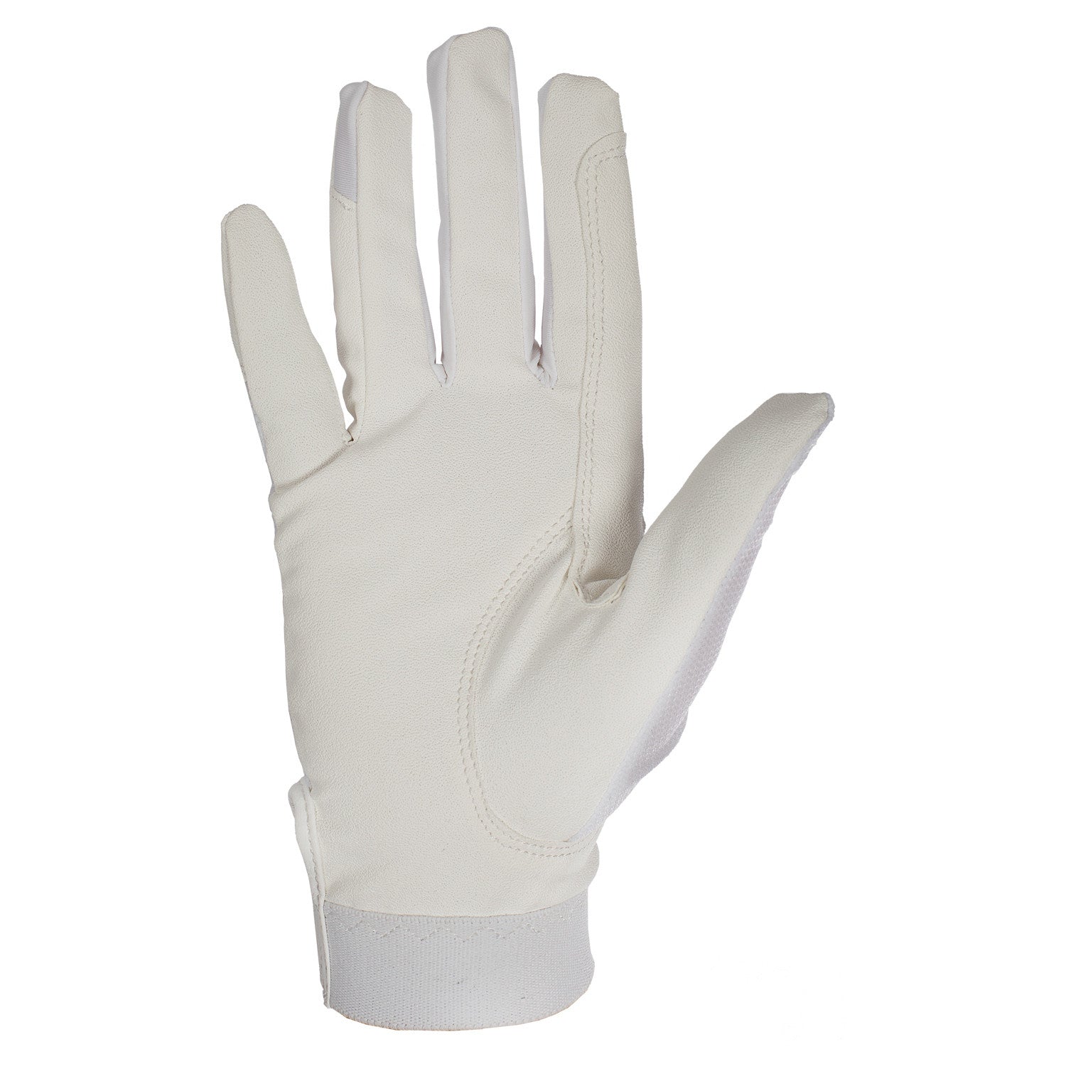 Guantes de tejido técnico con logo Equestro - Blanco