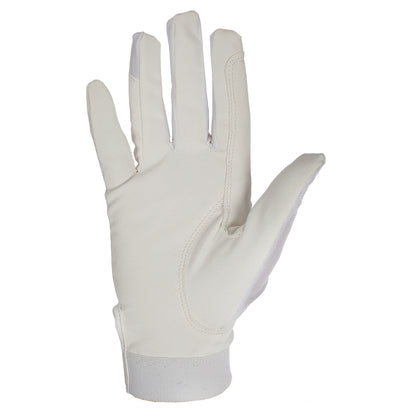 Guantes de tejido técnico con logo Equestro - Blanco