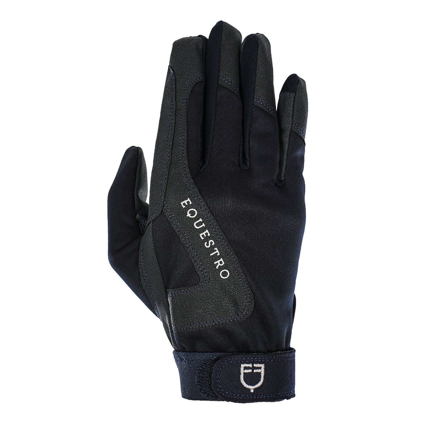 Guantes de tejido técnico con forro polar Equestro - Azul marino