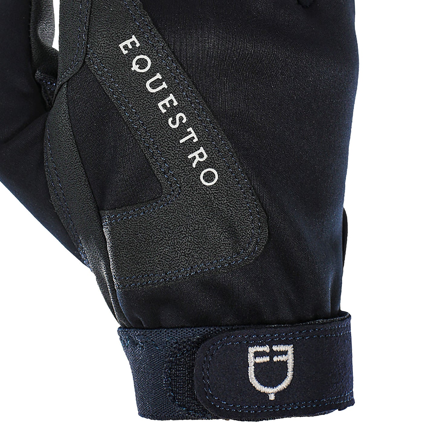 Guantes de tejido técnico con forro polar Equestro - Azul marino