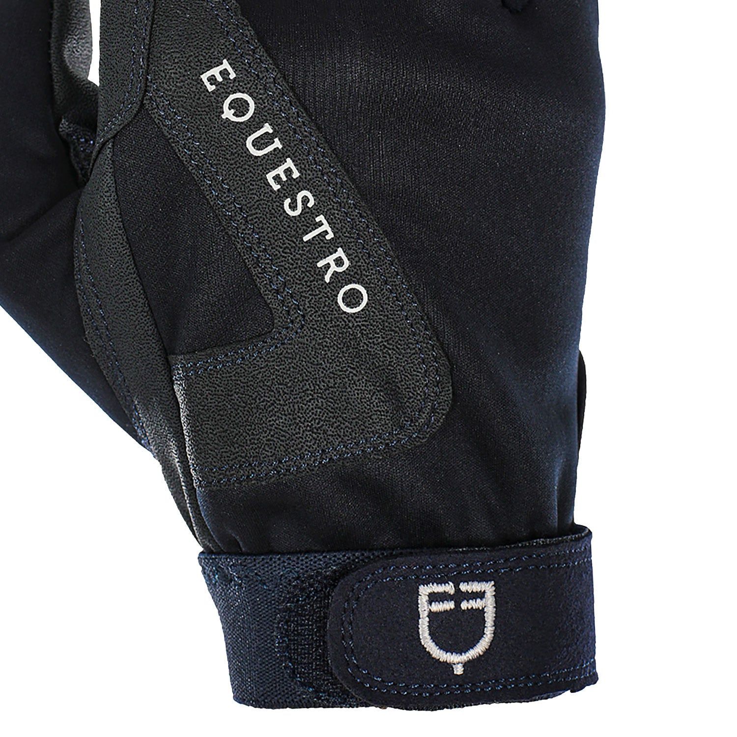 Guantes de tejido técnico con forro polar Equestro - Azul marino