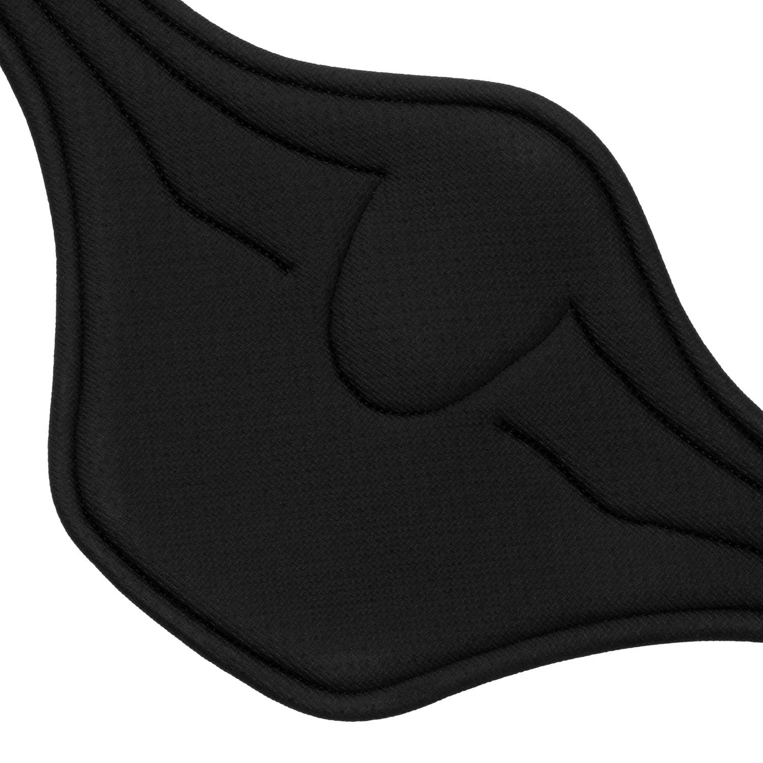 Cinchuelo de salto con salva-ramilletes Equestro - Negro