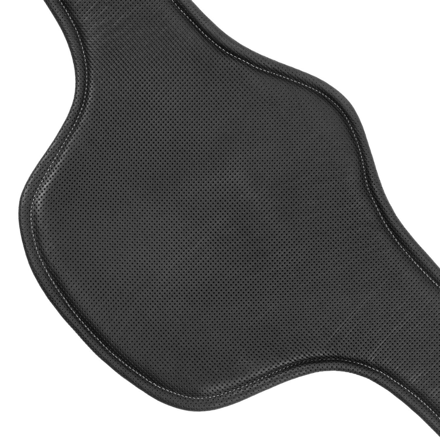 Cincha de salvacruces con cabezal de caballo de cuero Equestro - Negro