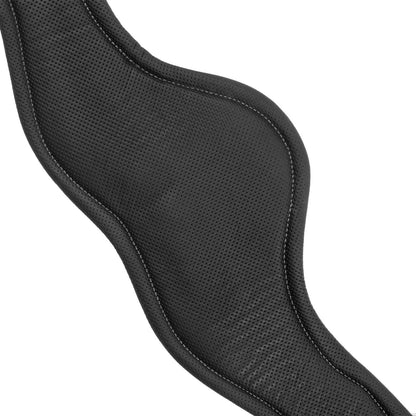 Cincha anatómica de salto de cuero Equestro - Negro