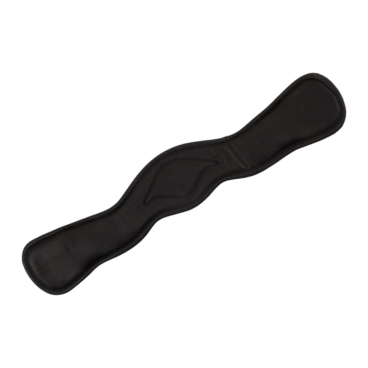 Cincha anatómica de doma de cuero suave Equestro - Negro