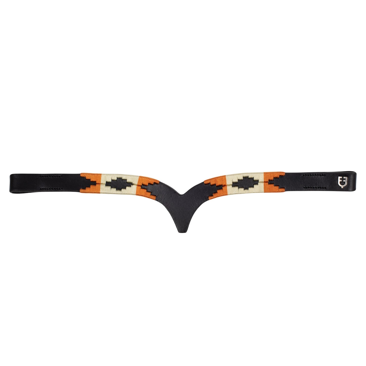Frontal de cuero con decoración navajo Equestro