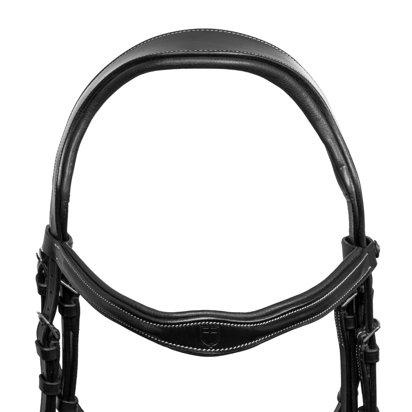 Cabezada anatómica con logo Equestro - Negro