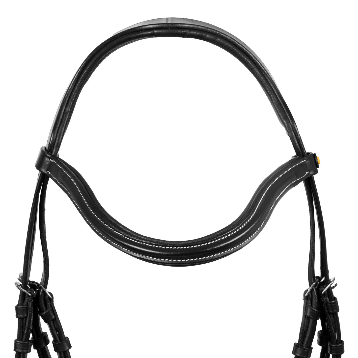 Testera modelo Mexican en cuero Equestro - Negro