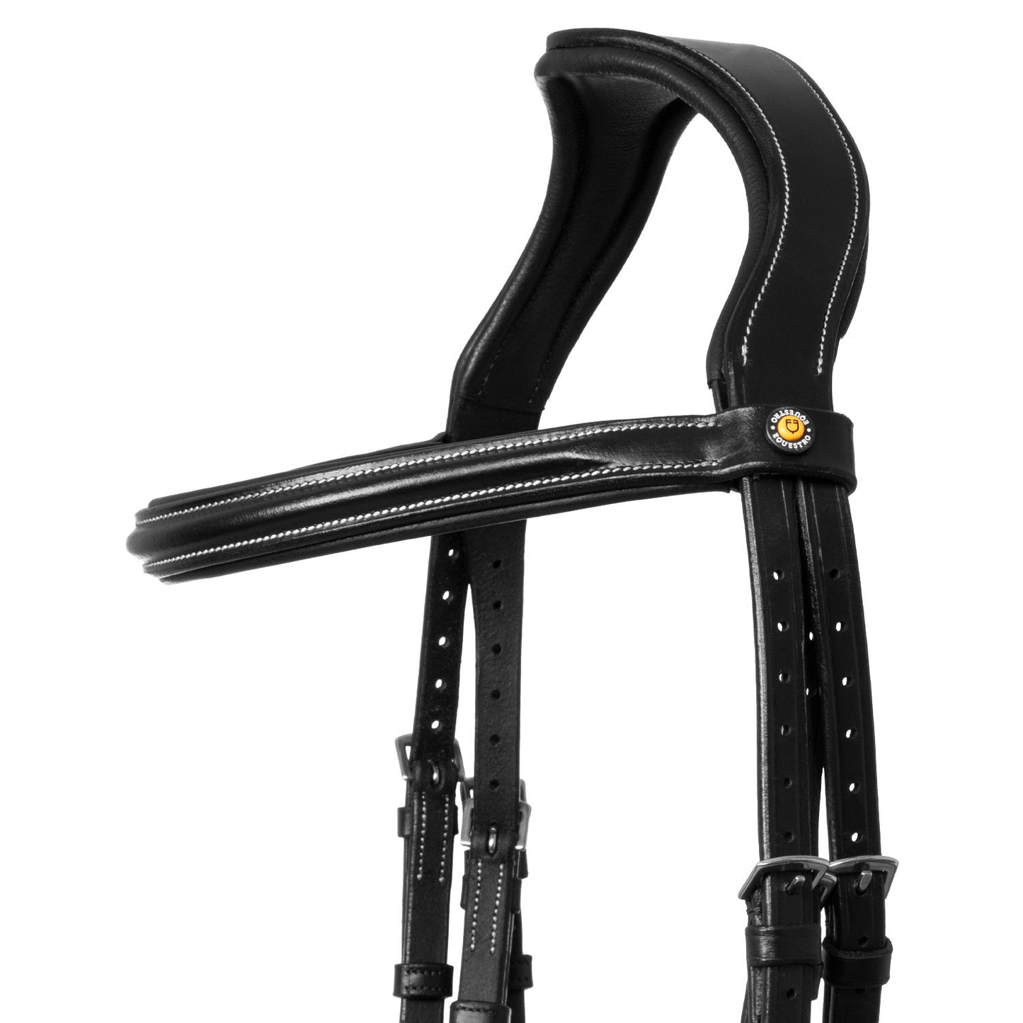 Cabecera anatómica elevada y acolchada Equestro - Negro