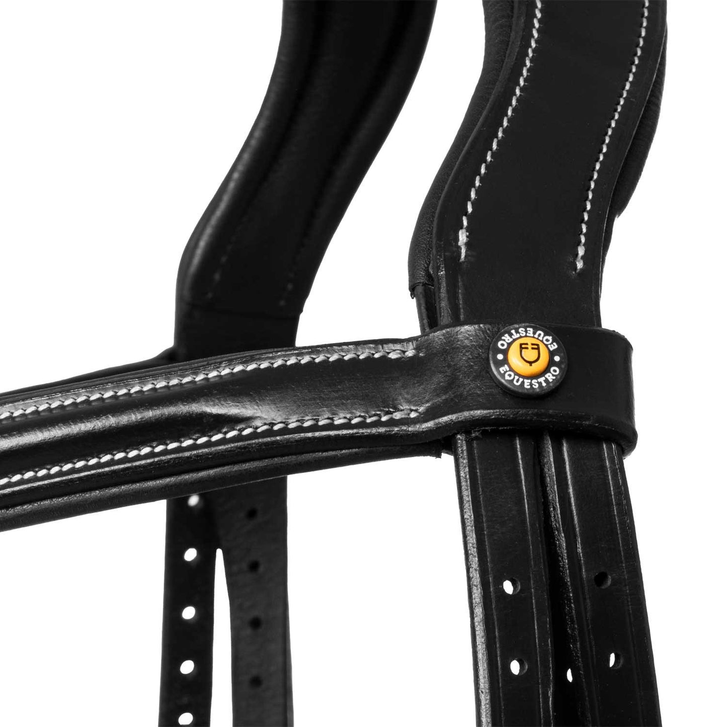 Cabecera anatómica elevada y acolchada Equestro - Negro
