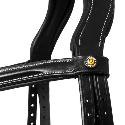 Cabecera anatómica elevada y acolchada Equestro - Negro