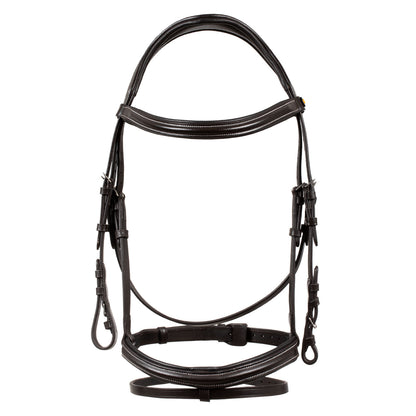 Cabecera anatómica elevada y acolchada Equestro - Marrón oscuro