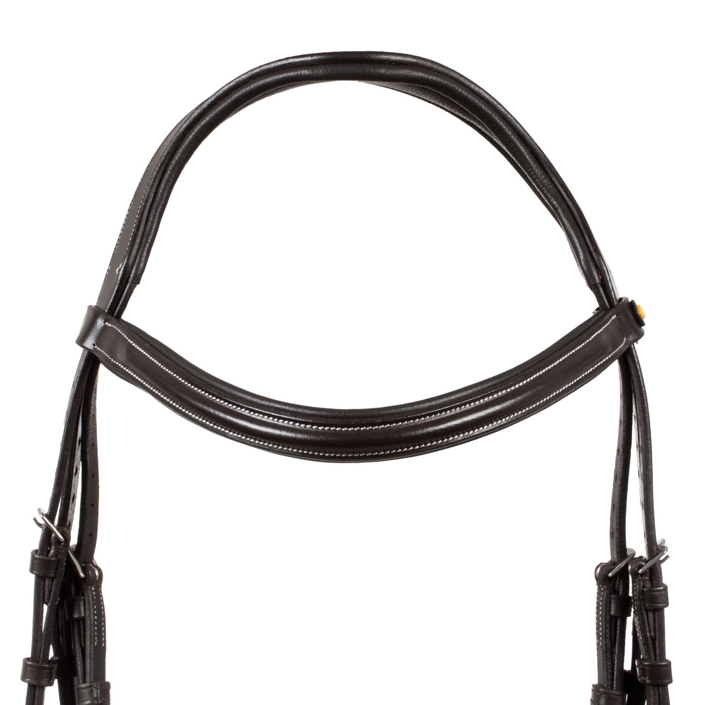 Cabecera anatómica elevada y acolchada Equestro - Marrón oscuro