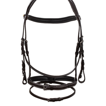 Cabecera anatómica elevada y acolchada Equestro - Marrón oscuro