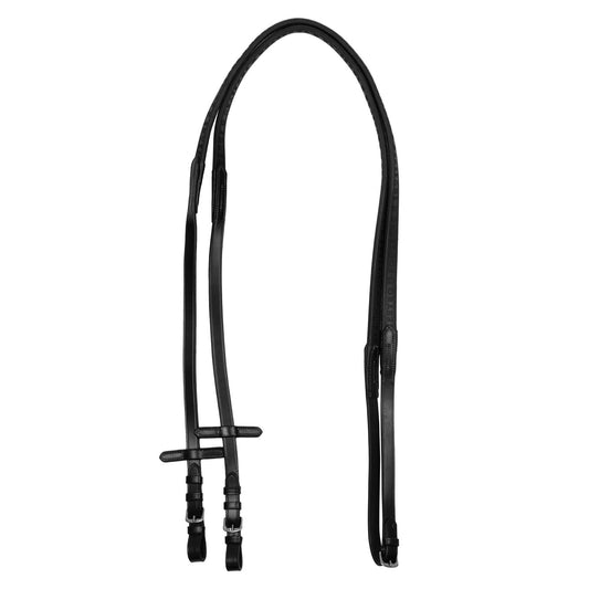 Riendas de goma con grip en relieve y acabados en plata Equestro