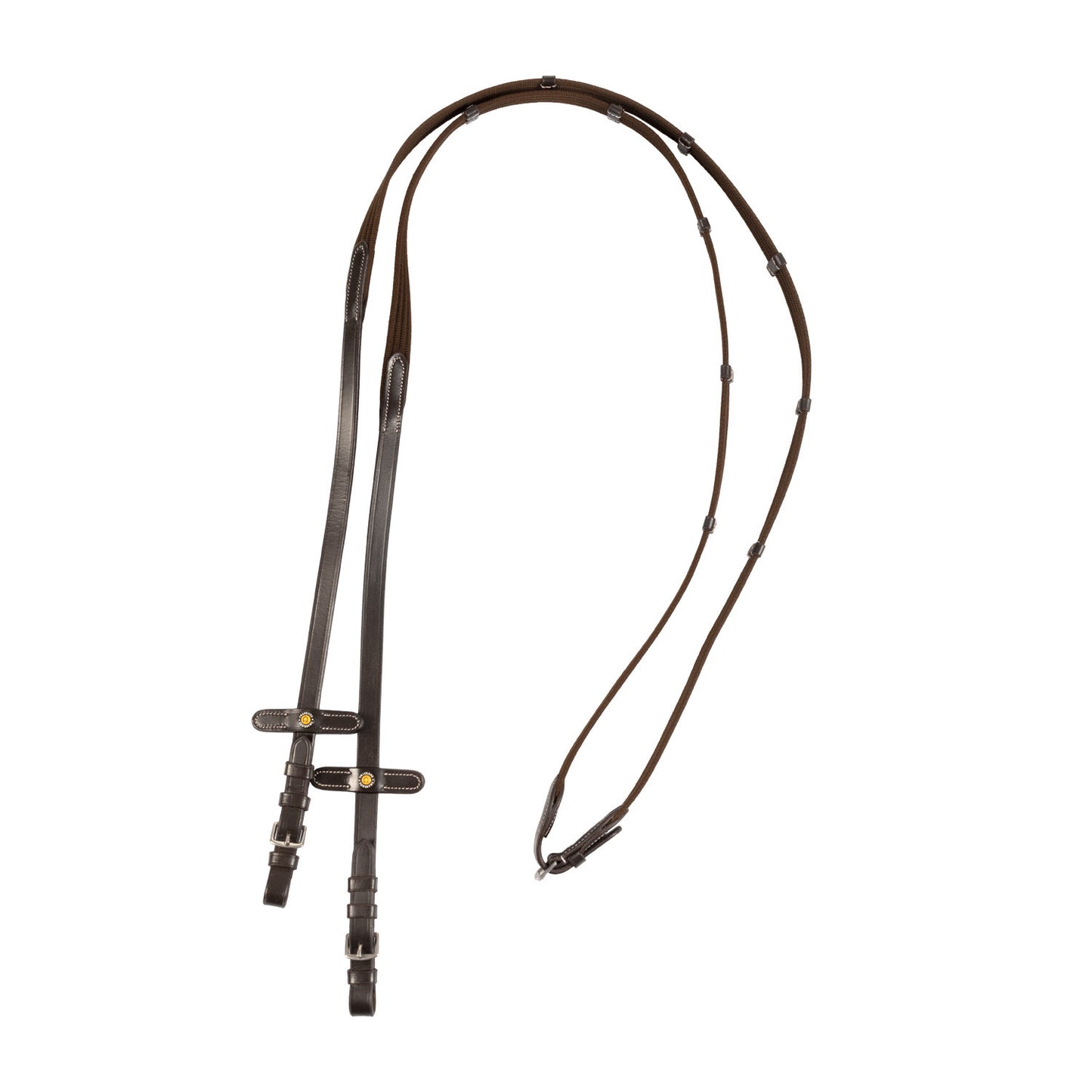 Riendas de cuero sioux con correa Equestro