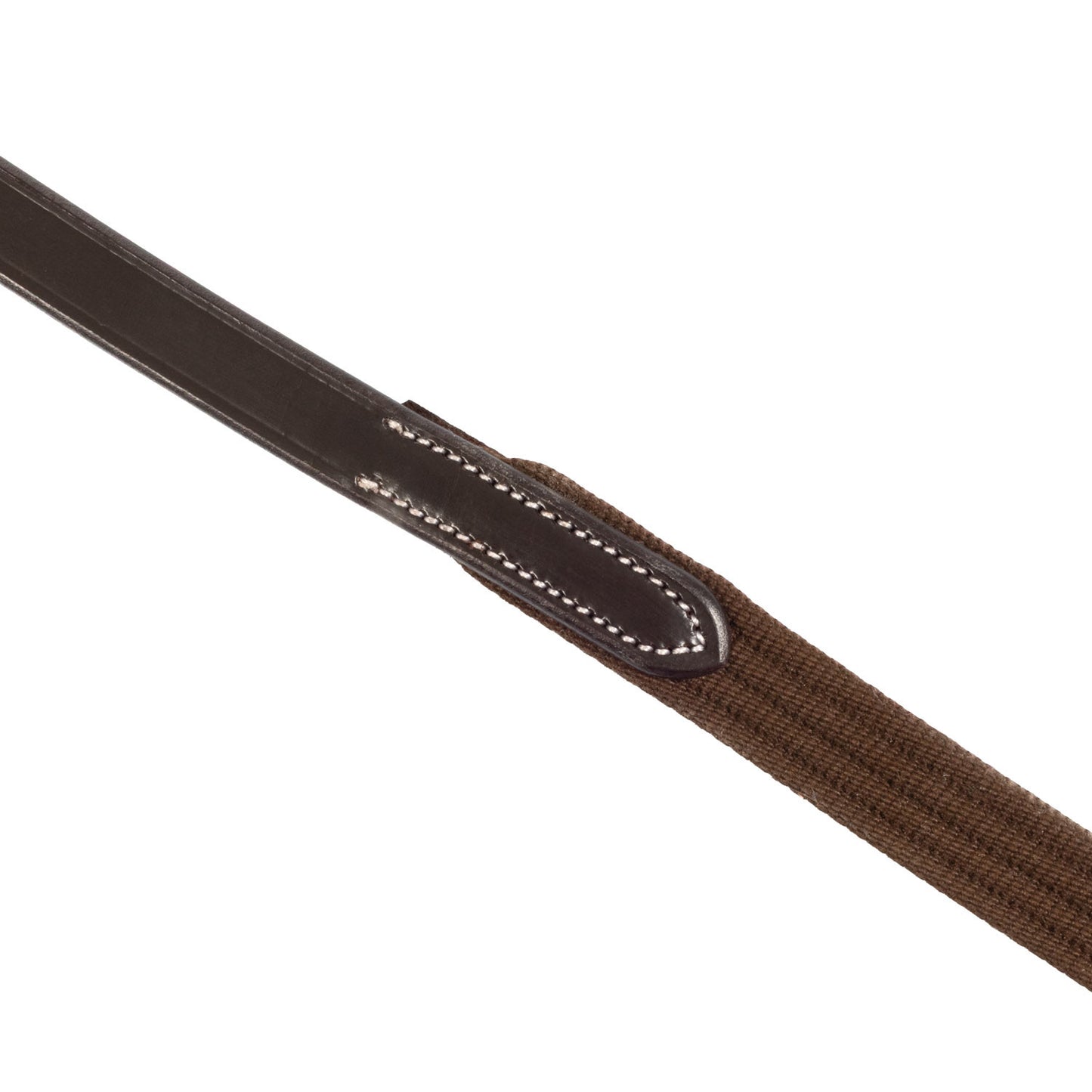 Riendas de cuero sioux con correa Equestro - Marrón oscuro