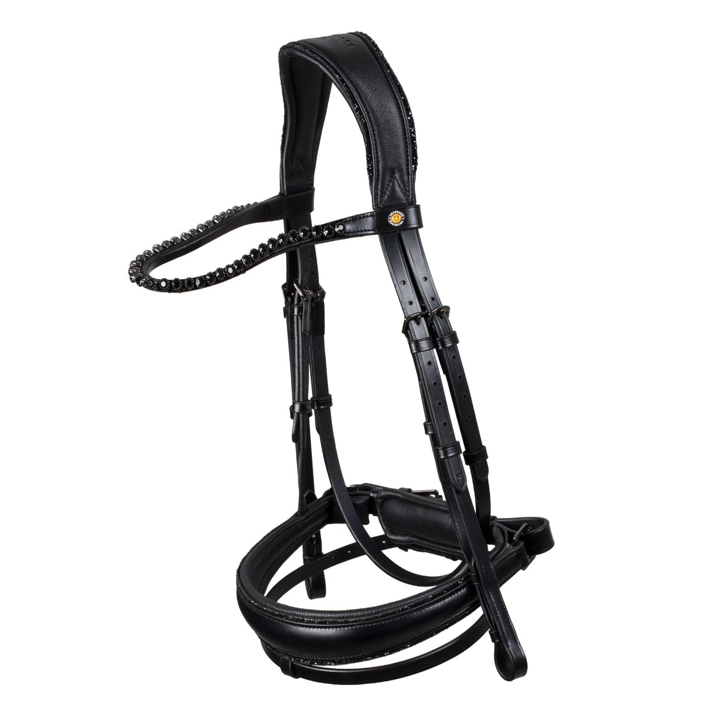 Cabezada de doma de cuero Diamond Equestro