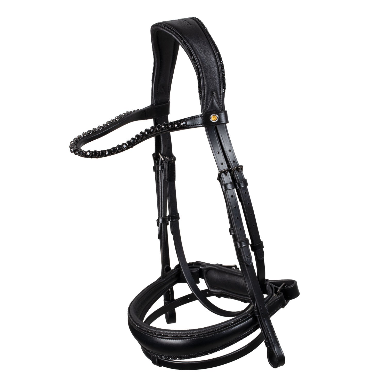 Cabezada de doma de cuero Diamond Equestro