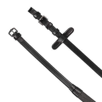 Brida inglesa negra de cuero Equestro - Negro