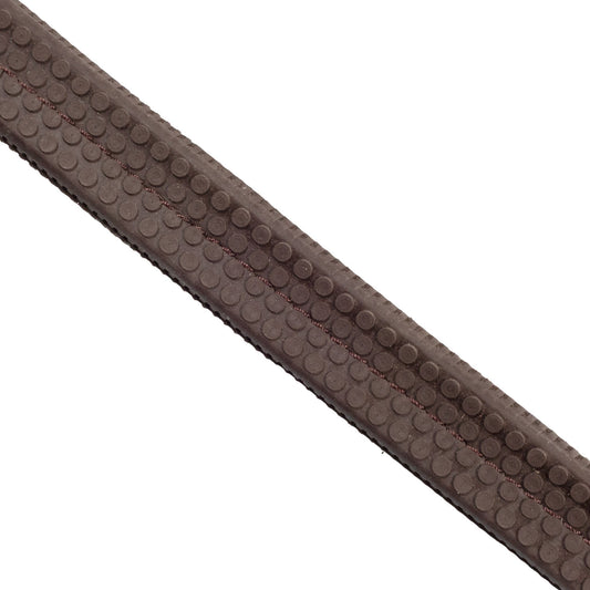 Cabezada inglesa con muserola de forma curva Equestro - Marrón oscuro