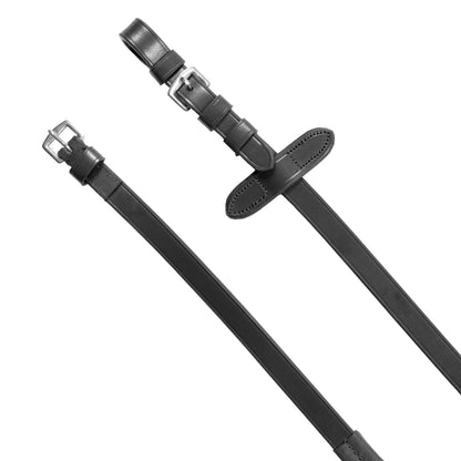 Brida de filete con frontal ancho y en forma Equestro - Negro
