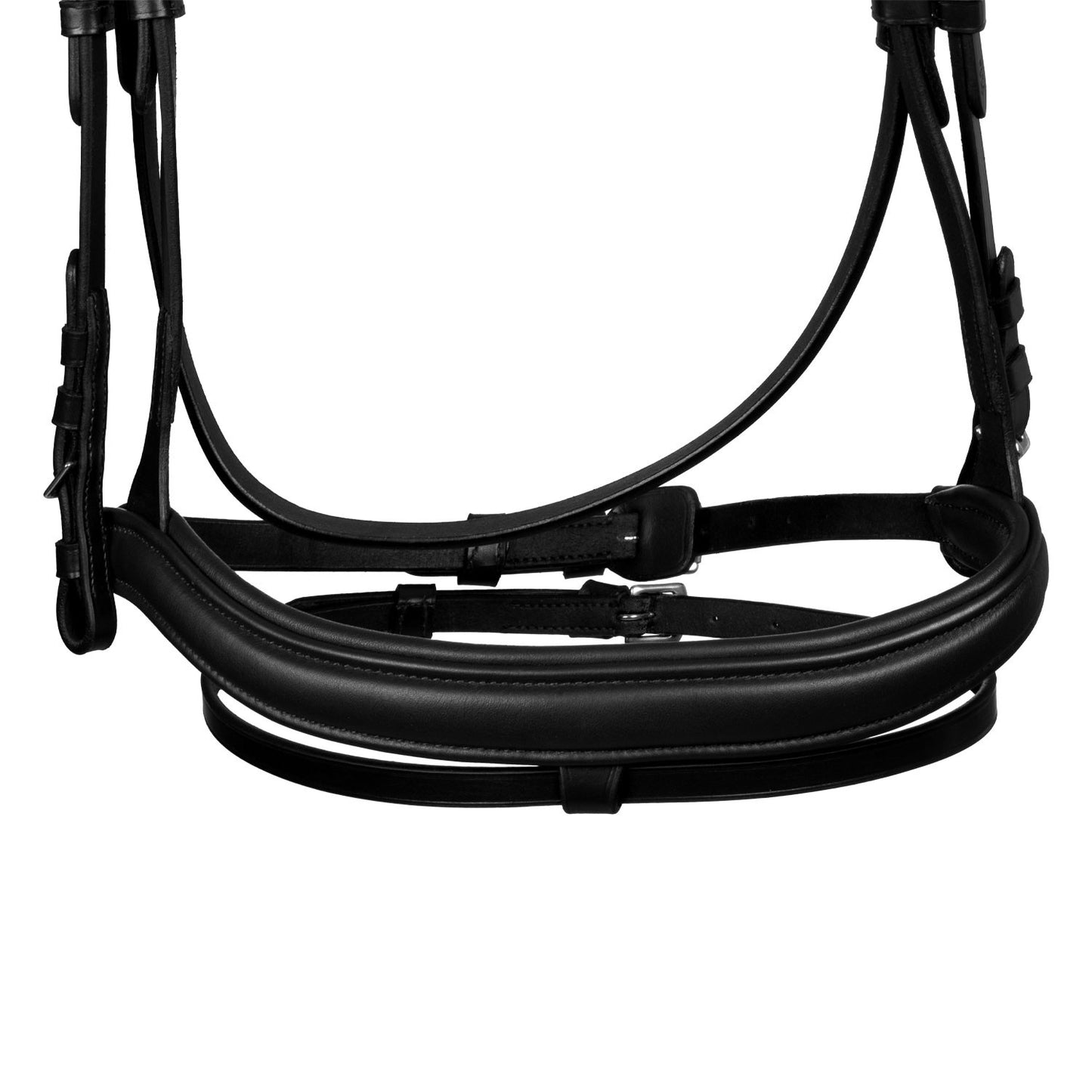 Cabezada tipo filete con cubierta suave Equestro - Negro