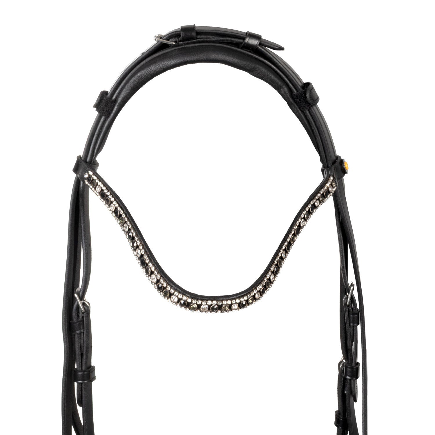 Brida con muserola anatómica Equestro - Negro
