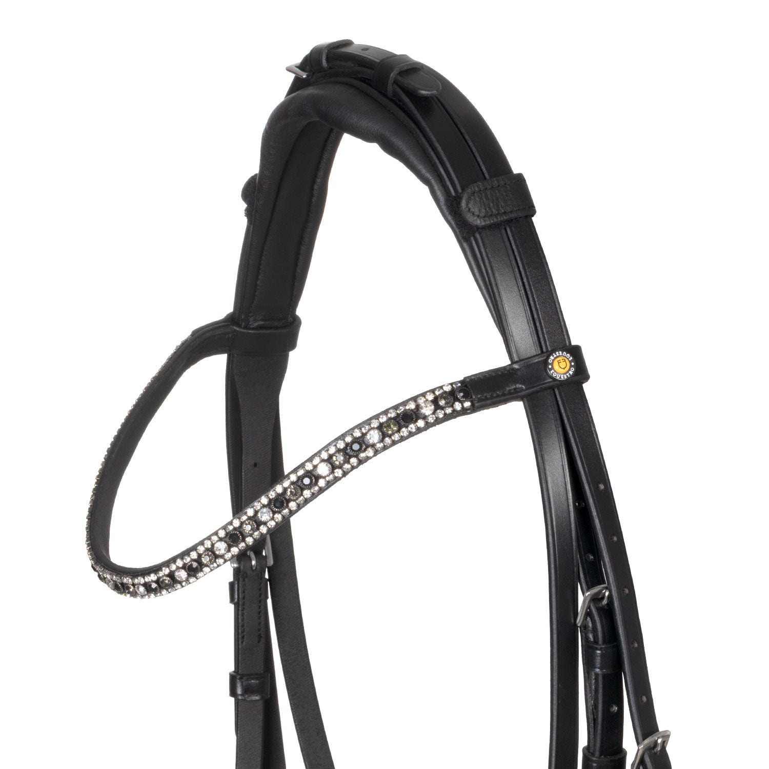 Brida con muserola anatómica Equestro - Negro