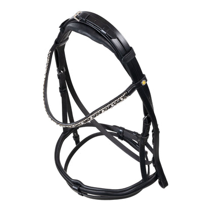 Brida con muserola anatómica Equestro - Negro