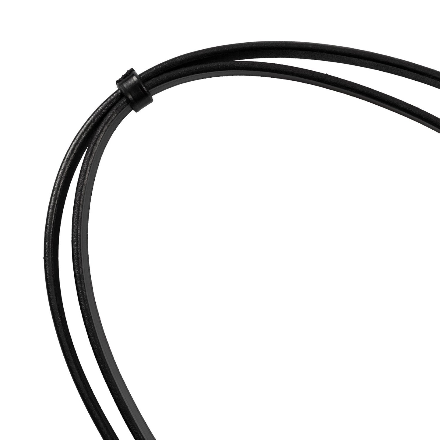 Brida anatómica de doma enrollada de cuero Equestro - Negro