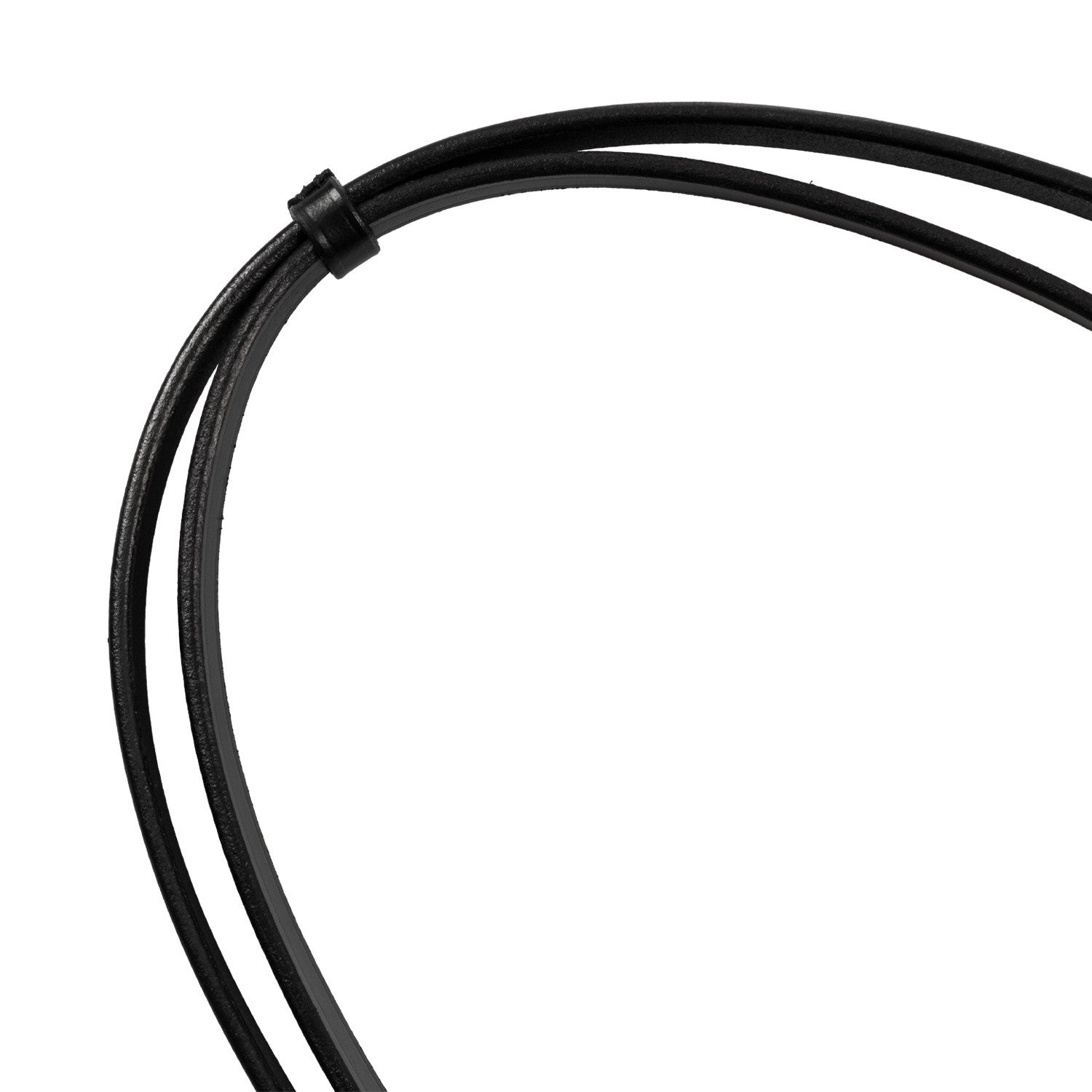 Brida anatómica de doma enrollada de cuero Equestro - Negro