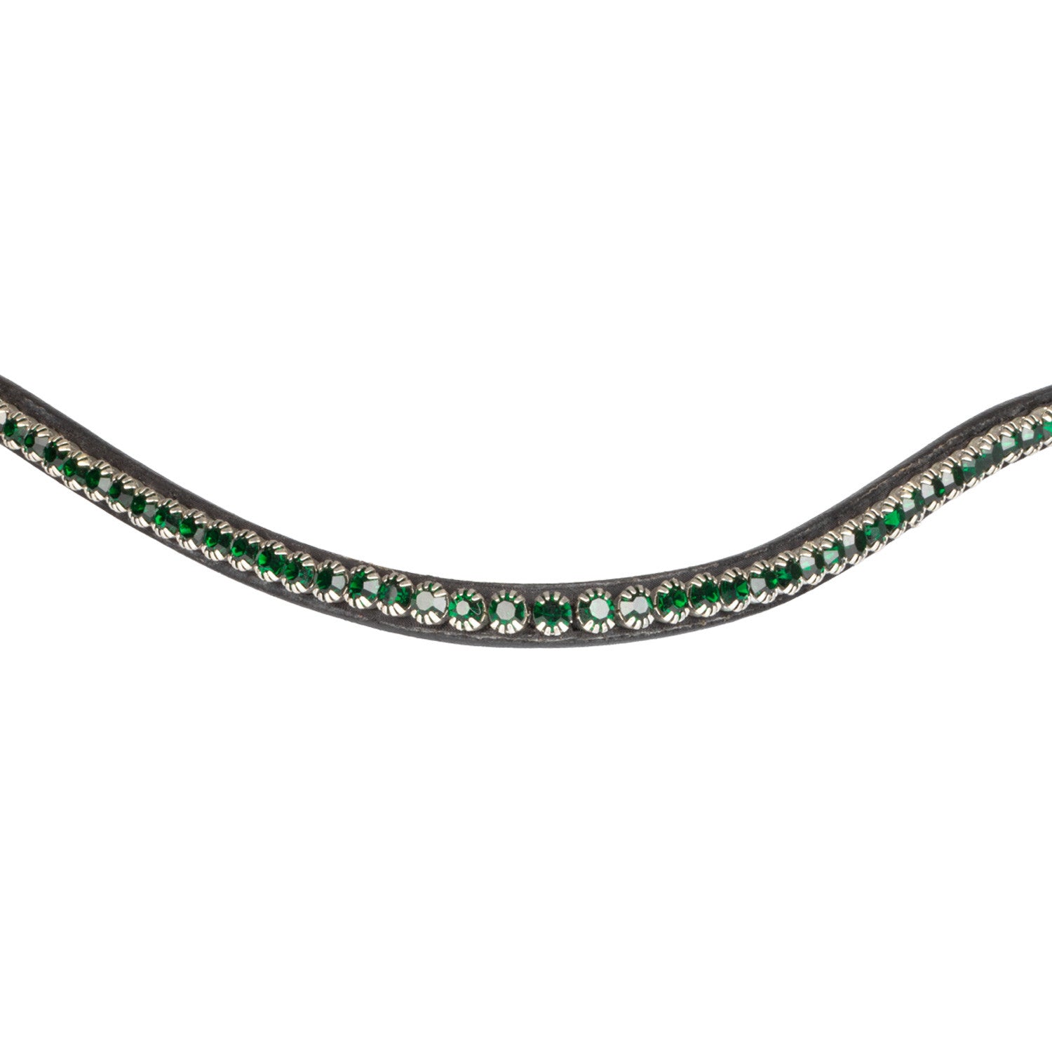 Frontal con cristales Equestro - Black/Emerald