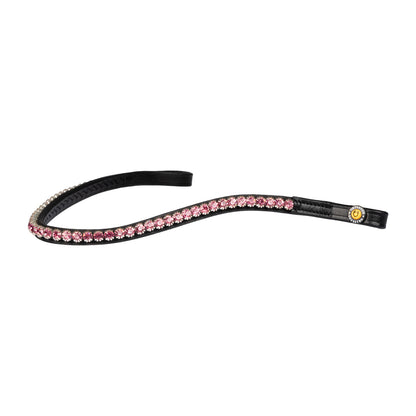 Frontal con cristales Equestro - Black/Pink